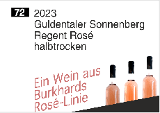 2023 Guldentaler Sonnenberg  Regent-Ros