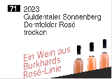 2023 Guldentaler Sonnenberg  Dornfelder-Ros